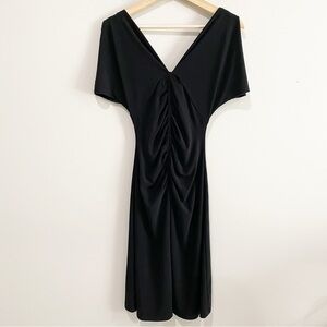 WHBM Little Black Dress Jersey Knit Formal Cocktail Comfort Flattering Size XS